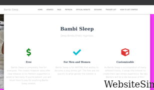 bambisleep.com Screenshot