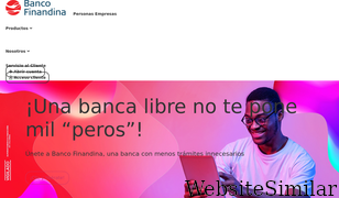 bancofinandina.com Screenshot