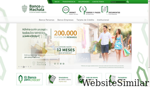 bancomachala.com Screenshot