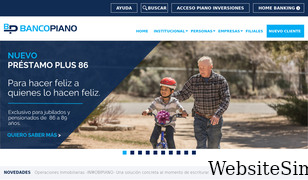 bancopiano.com.ar Screenshot