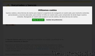 bancos-mexico.com Screenshot