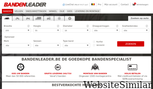 bandenleader.be Screenshot