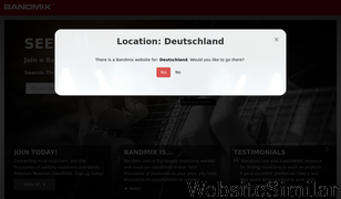 bandmix.com Screenshot