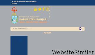banjarkab.go.id Screenshot