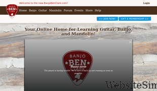 banjobenclark.com Screenshot