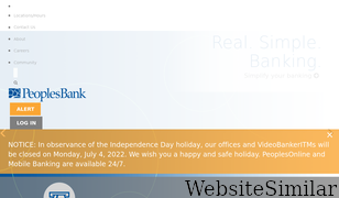 bankatpeoples.com Screenshot