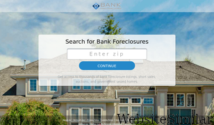 bankforeclosureslisting.com Screenshot
