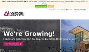 banklandmark.com Screenshot