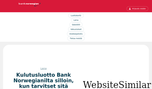 banknorwegian.fi Screenshot