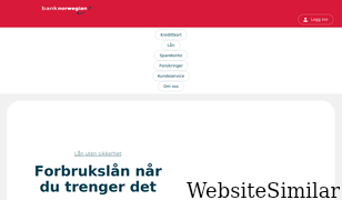 banknorwegian.no Screenshot