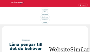 banknorwegian.se Screenshot
