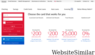 bankofamerica.com Screenshot