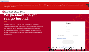 bankofoklahoma.com Screenshot