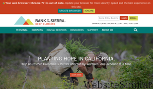 bankofthesierra.com Screenshot