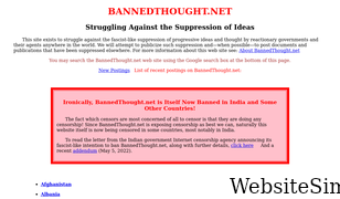 bannedthought.net Screenshot