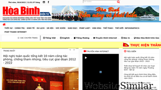 baohoabinh.com.vn Screenshot