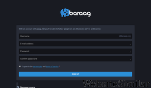 baraag.net Screenshot