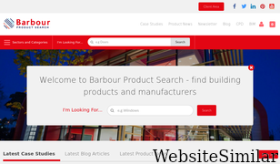 barbourproductsearch.info Screenshot