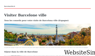 barcelonesite.fr Screenshot