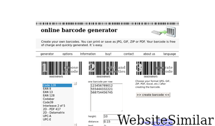 barcode-generator.de Screenshot
