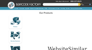 barcodefactory.com Screenshot