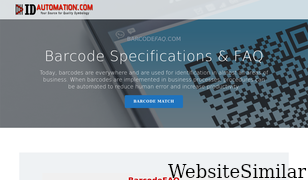 barcodefaq.com Screenshot