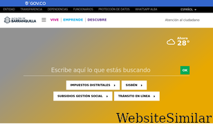 barranquilla.gov.co Screenshot