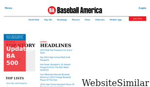 baseballamerica.com Screenshot