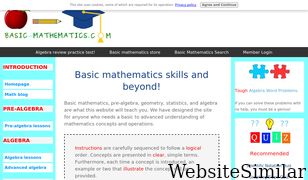 basic-mathematics.com Screenshot