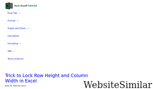 basicexceltutorial.com Screenshot