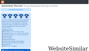 basketballmonster.com Screenshot