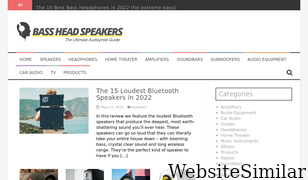 bassheadspeakers.com Screenshot
