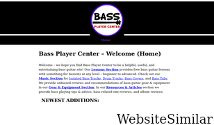 bassplayercenter.com Screenshot
