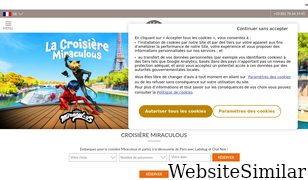 bateauxparisiens.com Screenshot