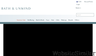 bathandunwind.com Screenshot
