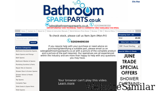 bathroomspareparts.co.uk Screenshot