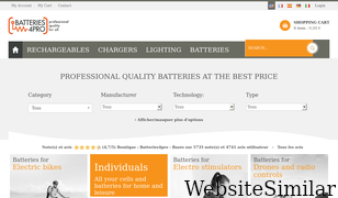 batteries4pro.com Screenshot