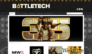 battletech.com Screenshot
