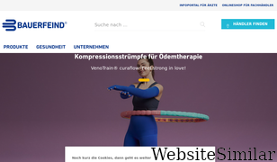 bauerfeind.com Screenshot