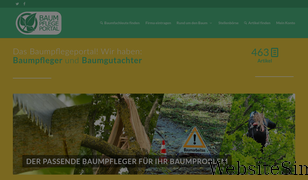 baumpflegeportal.de Screenshot