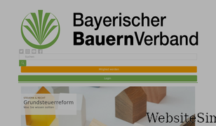 bayerischerbauernverband.de Screenshot