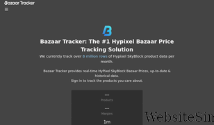 bazaartracker.com Screenshot