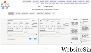 bazi-calculator.com Screenshot