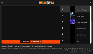 bbb.fm Screenshot