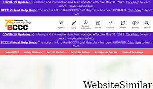 bccc.edu Screenshot