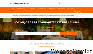 bcnrestaurantes.com Screenshot