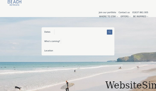 beachretreats.co.uk Screenshot
