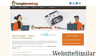 beagleboard.org Screenshot