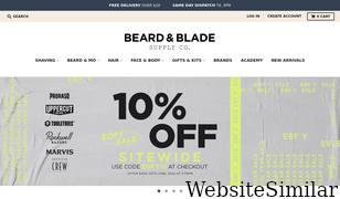 beardandblade.com.au Screenshot