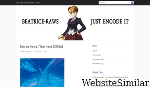 beatrice-raws.org Screenshot